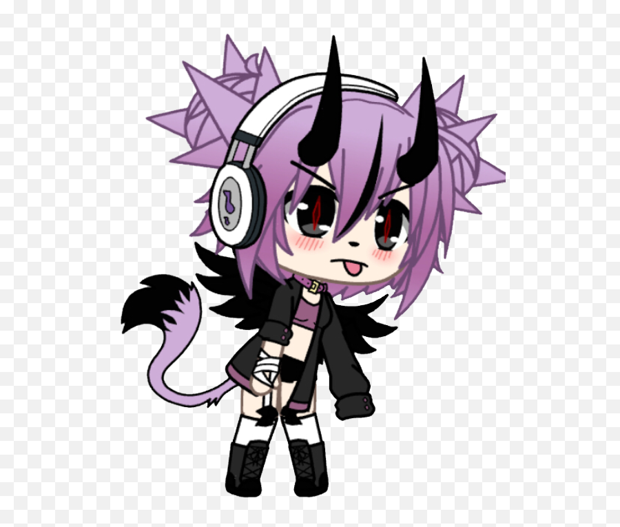 Gacha Gachalife Sticker - Fictional Character Emoji,Gib Emoji