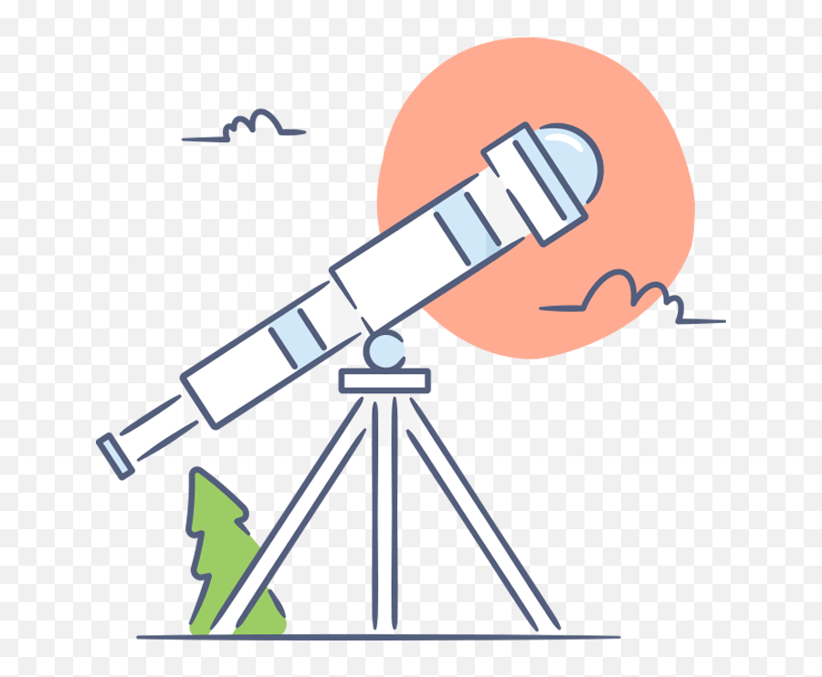 A Telescope - Optical Telescope Emoji,Telescope Emoji