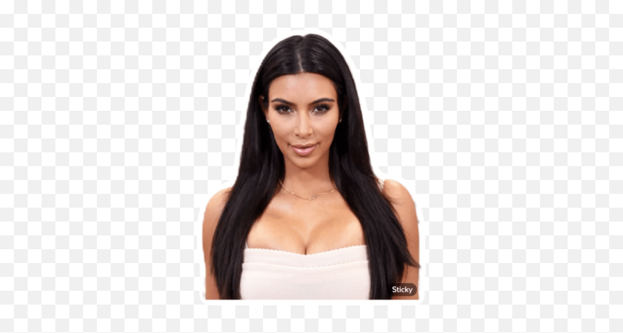 Kim Kardashian Background Png Free - Kim Kardashian Png Transparent Emoji,Kim K Emoji