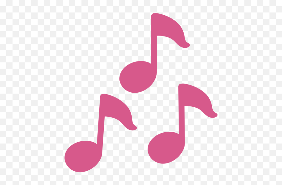 Musical Notes Emoji Pink Music Note Emoji Music Note Emoji Free 