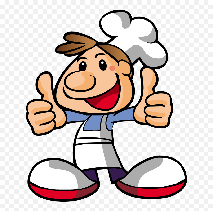 Pizza Chef Cartoon Transprent Png Free - Thumb Up Food Png Chef Thumbs Up Clipart Emoji,Free Thumbs Up Emoji