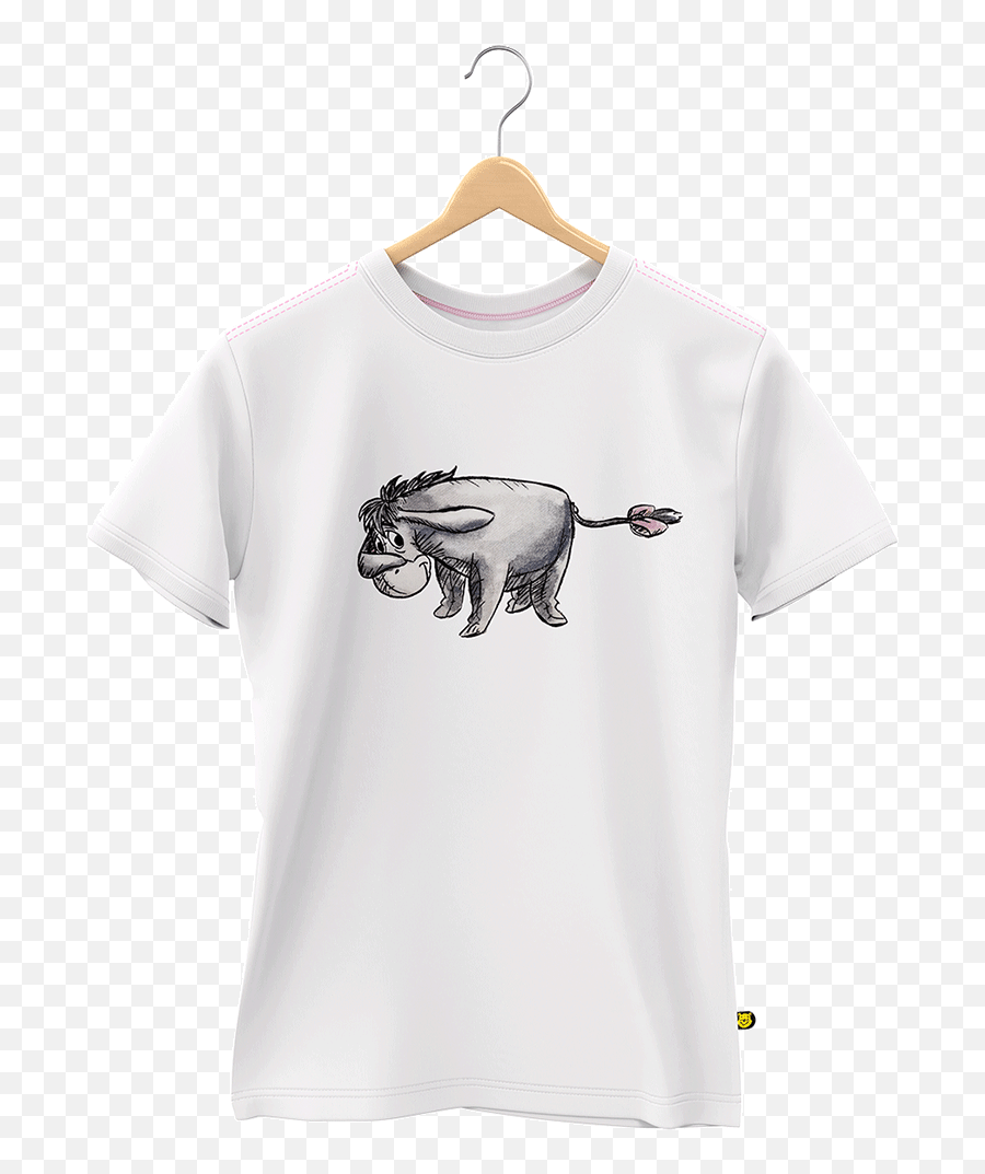 Winnie The Pooh Ladies Graphic T - Short Sleeve Emoji,Goat Emoji Shirt