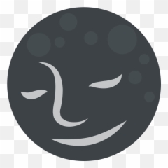 Emojione 1f31a - Ville De Saint Etienne Emoji,Moon Emoji