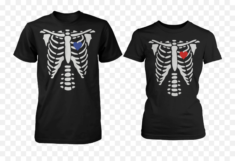 Skeleton Matching Couple Shirts - Couple Shirts For Adults Emoji,Skeleton Emoji