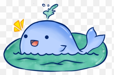 Picture - Cute Whale Transparent Background Emoji