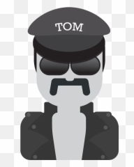 Finland Honors Gay Erotic Artist Tom Of With His Own - Leather Dad Emoji