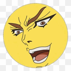 Memes Jojo Dio Diobrando - Kono Dio Da Face Emoji,Dio Emoji