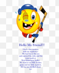 Baby Boomer Social Network - Floor Hockey Emoji