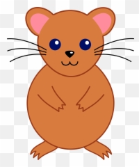 Hamster Clipart Cute - Brown Hamster Clipart Emoji,Hamster Emoji