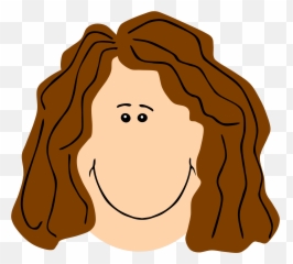 Mother Face Clipart - Women With Brown Hair Clipart Emoji,Mommy Emoji