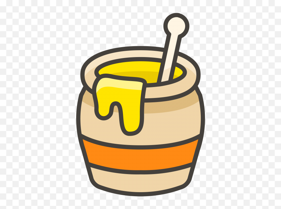 Honey Png - Honey Pot Vector Png Emoji,Pot Emoji