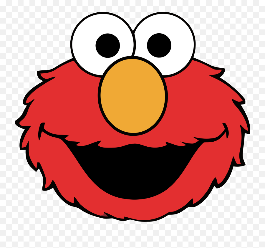 Elmo And Cookie Monster Clipart - Sesame Street Elmo Head Emoji,Cookie Monster Emoji