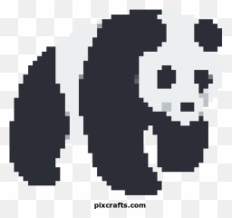 Panda - Printable Pixel Art Greek Helmet Pixel Art Emoji,Panda Emoticon