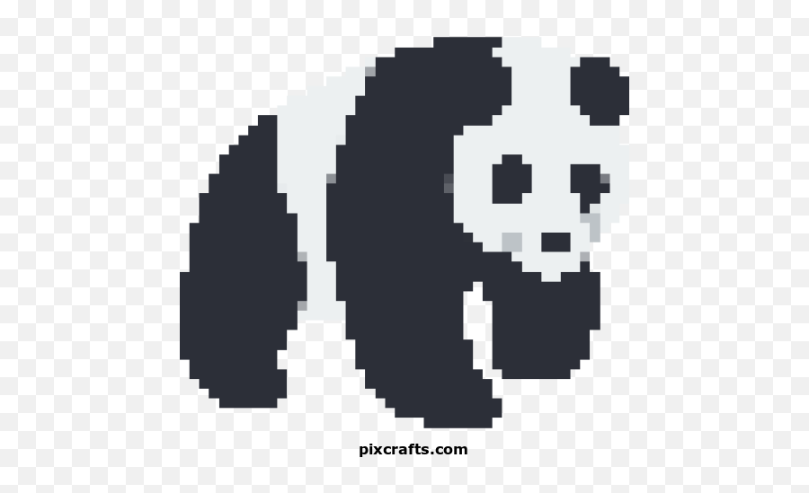 Panda - Printable Pixel Art Greek Helmet Pixel Art Emoji,Panda Emoticon
