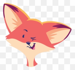 The Happy Fox Stickers By Christopher Springer - Kit Fox Emoji,Yas Emojis