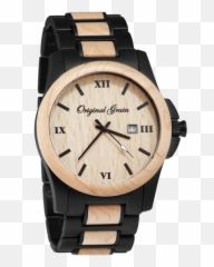 Dan Patrick u2013 Original Grain - Black And Wood Watch Emoji