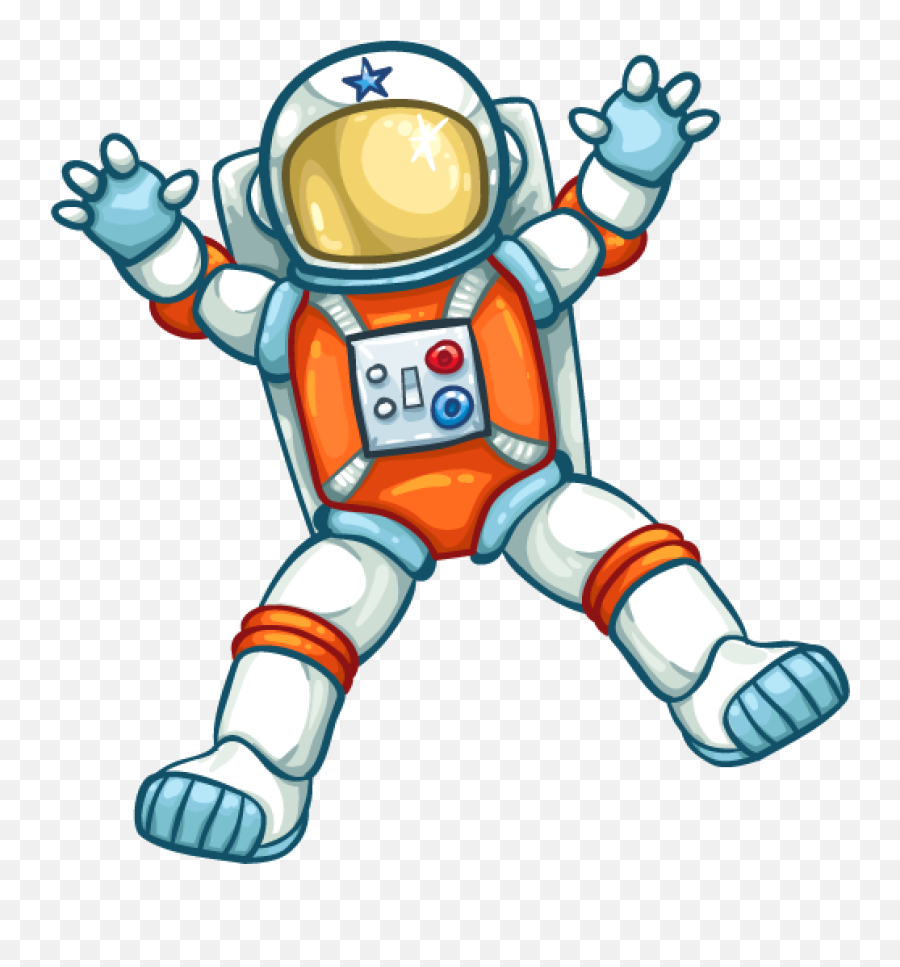 Astronaut Clipart Png - Cartoon Transparent Astronaut Png Emoji,Spaceman Emoji