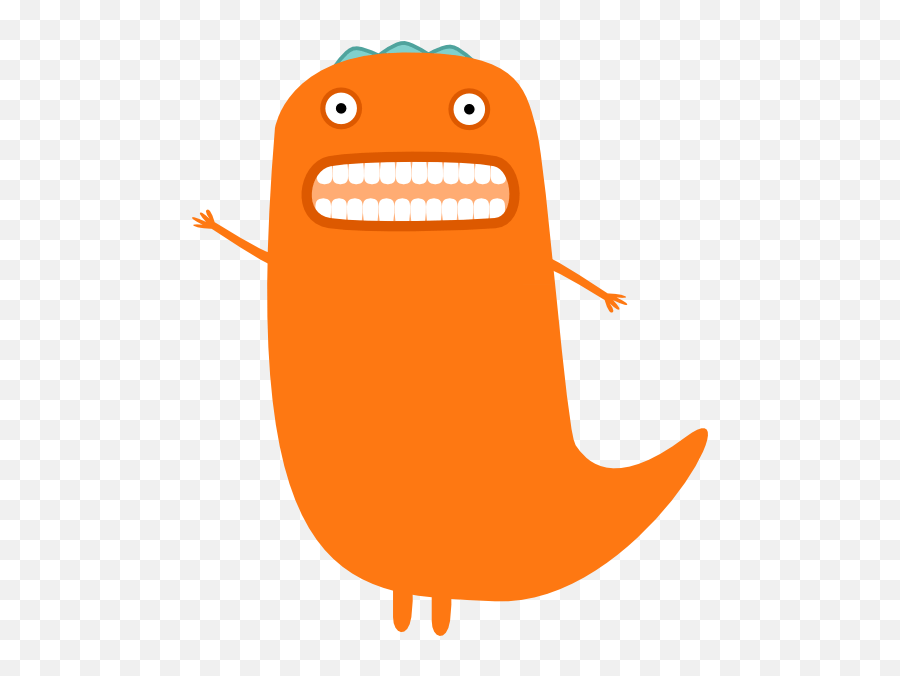 Orange Alien Clipart - Orange Monster Clip Art Emoji,Gremlin Emoji