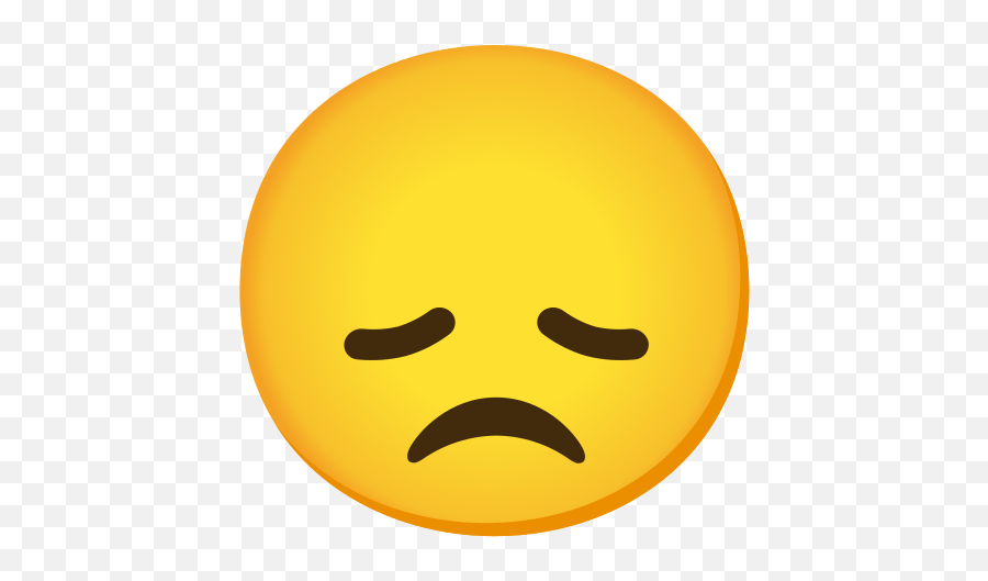 Disappointed Face Emoji - Smiley,Disappointed Emoji Transparent