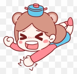 Funny Gif Emoji Emoticons Box - Clip Art,Woman And Pig Emoji