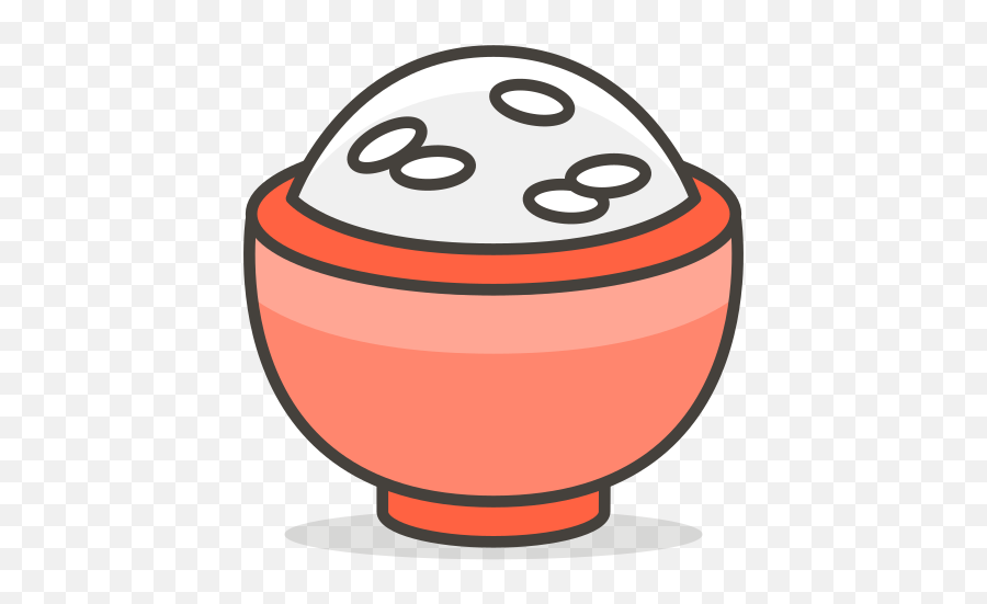 Cooked Rice Free Icon Of 780 Free Vector Emoji - Circle,100 Emoji Png