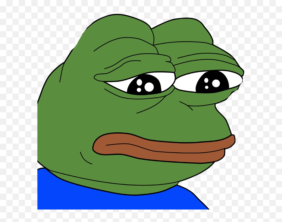 To - Sad Pepe Frog Meme Emoji,Pepe Emojis