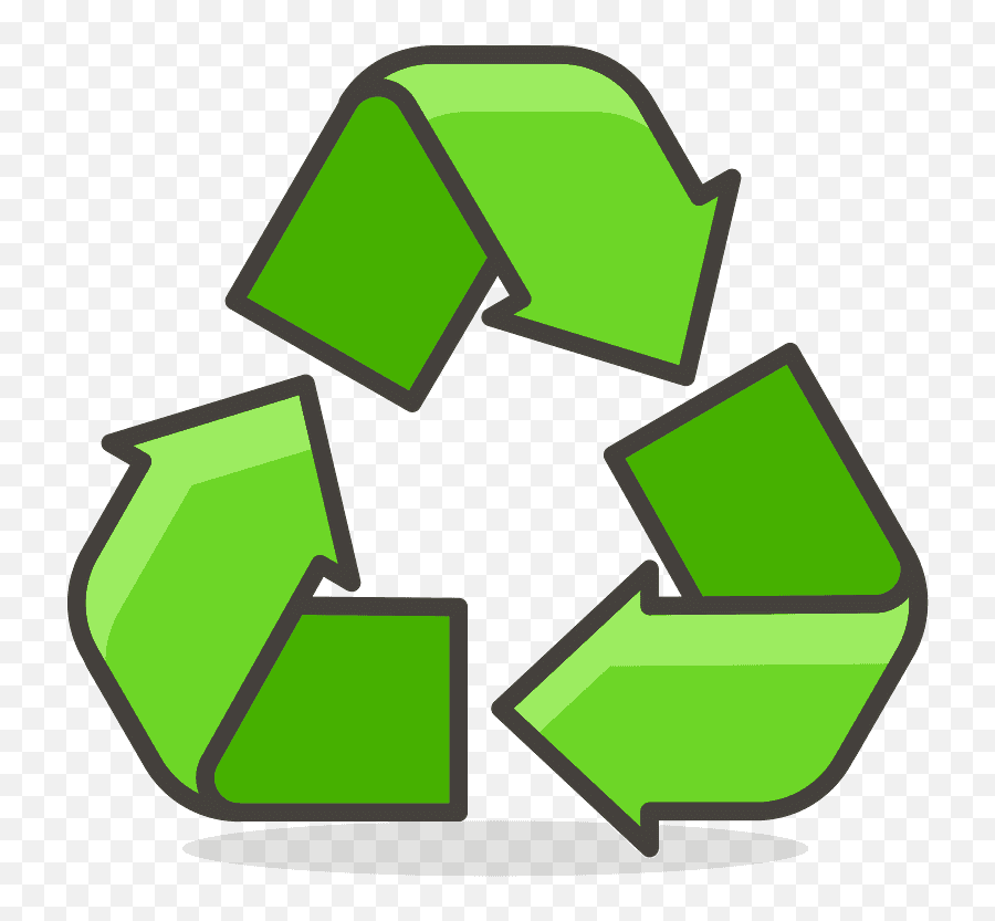 Recycling Symbol Emoji Clipart Free Download Transparent - Reciclar Emoji,Twinkle Emoji