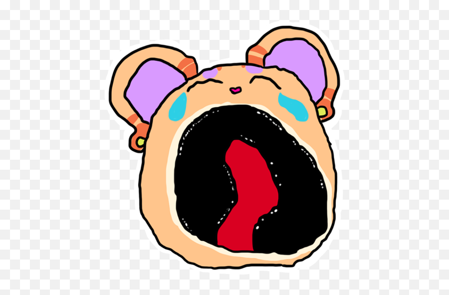 Emojitwitter - Crying Meme Emoji Face,Werewolf Emoji