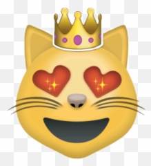 cat emoji iphoneemoji wow Sticker by Sally Chemkha - Smiley Cat Emoticon