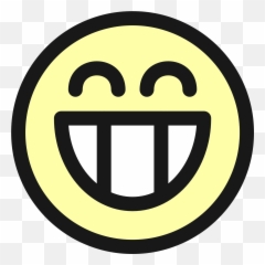 Smiley as happy face free image - Wide Grin Emoji