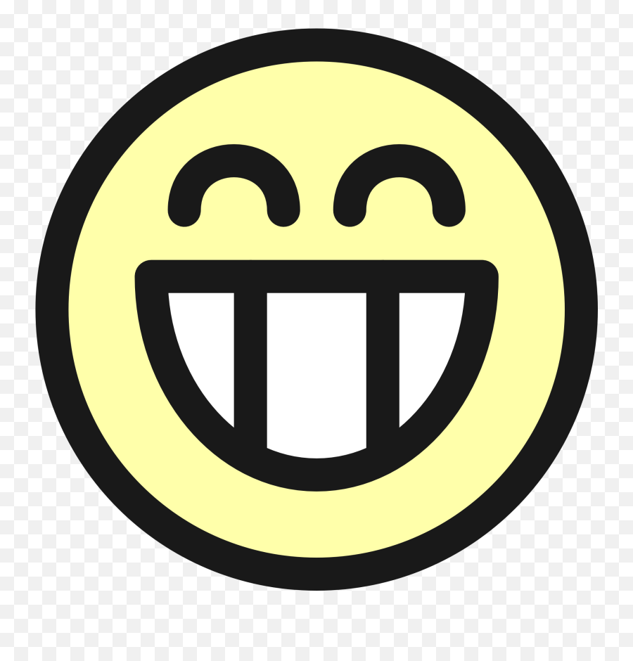 Smiley As A Happy Face Free Image - Wide Grin Emoji,Smiley Face Emotions