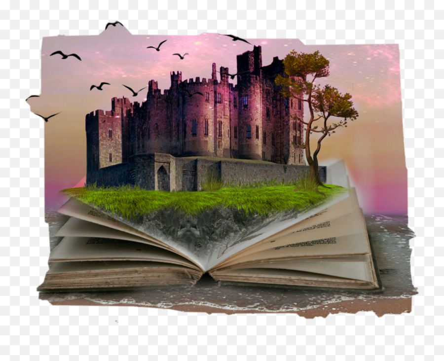Story Book Fairy Tale - Floating Island Png Emoji,Castle Book Emoji