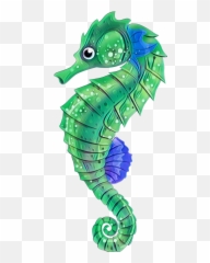 Bunia0914 Sea Seahorse - Transparent Sea Horse Png Emoji,Seahorse Emoji