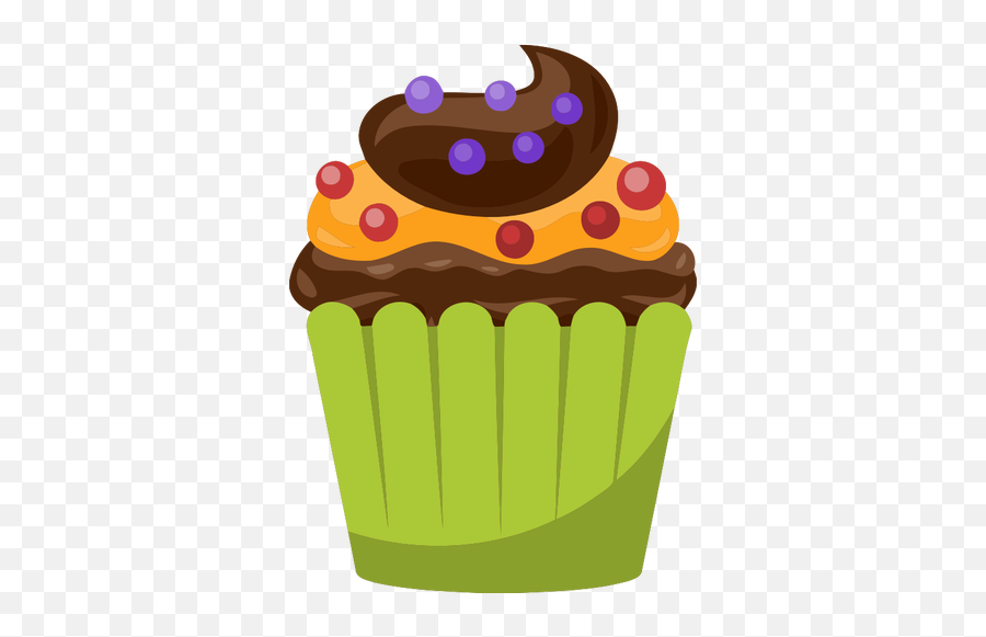 Fruity Cupcake - Owocowe Desery Clipart Emoji,Rainbow Emoji