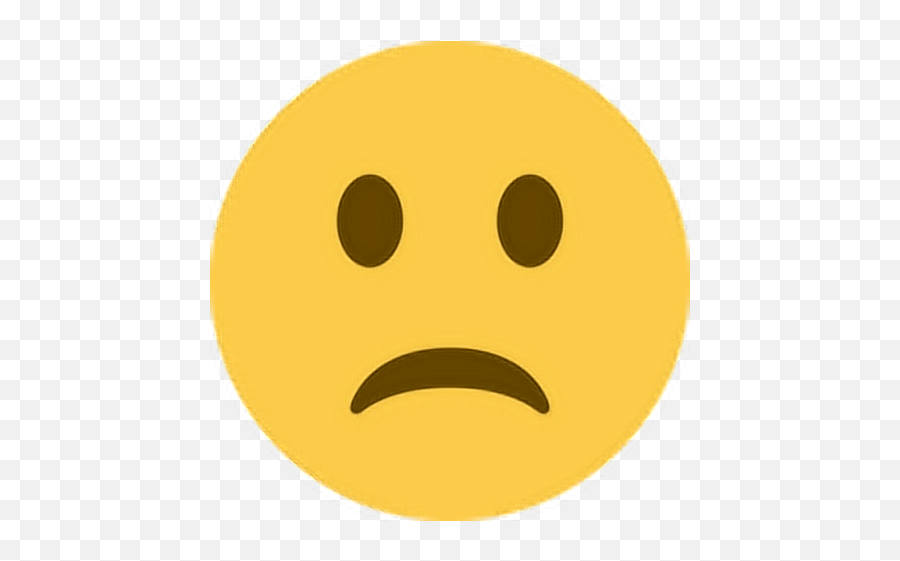 Sad Frown Unhappy Upset Emoji Emoticon Face Expression - Smiley Emoji Transparent,Upset Emoji