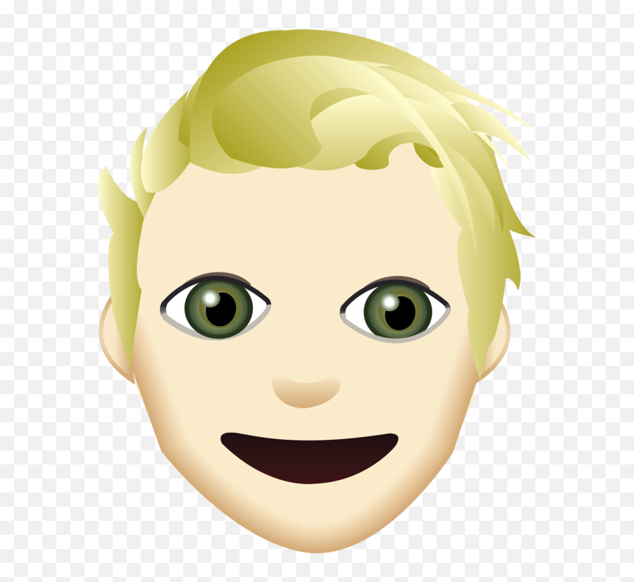 Home That One Blond Kid - Cartoon Emoji,Bk Emoji