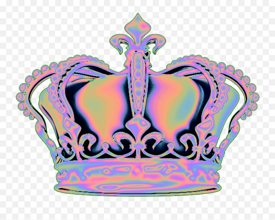 Heart Hearts Crown Emoji Tumblr Purple - Aesthetic Crown Png,Vaporwave Emoji