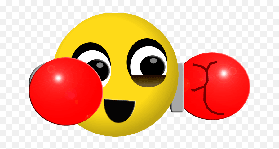 In The Last Stickers For Android Ios - Boxing Smiley Gif Emoji,Lmao Emoticon