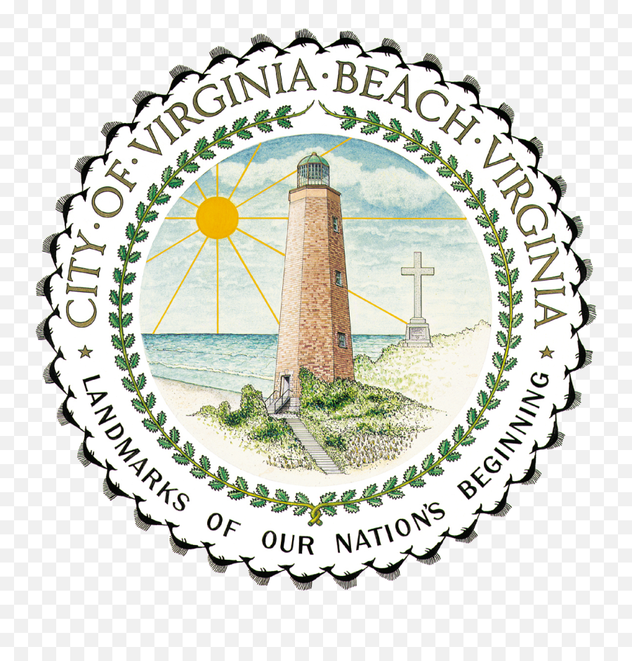 Seal Of Virginia Beach Virginia - Virginia Beach Va Logo Emoji,Water Gun Emoji Png
