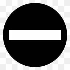 No Entry Forbidden Stop Sign - Road Signs Clipart Black And White Emoji