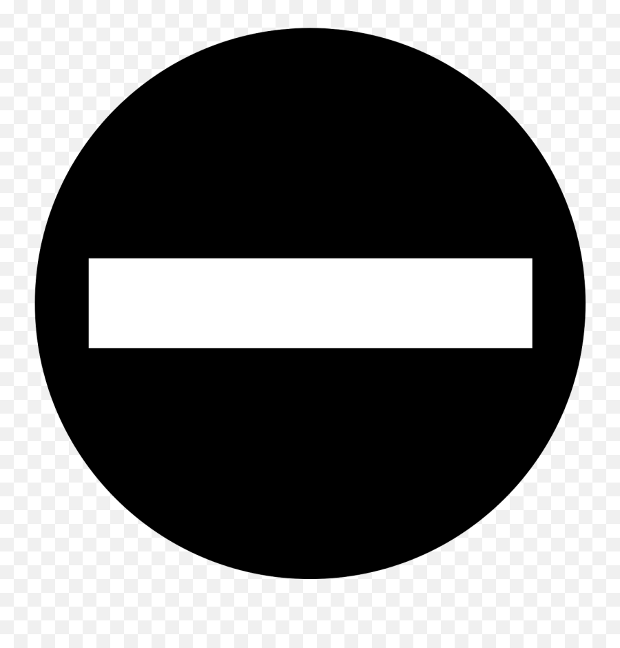 No Entry Entry Forbidden Stop Sign - No Entry Road Signs Clipart Black And White Emoji,Car Man Ticket Emoji