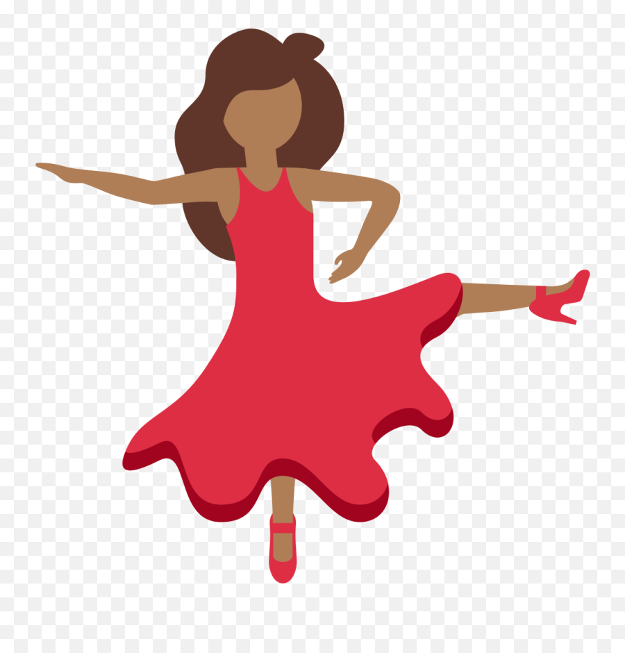 Twemoji12 1f483 - Dance Emoji Transparent,Red Dress Dancing Emoji
