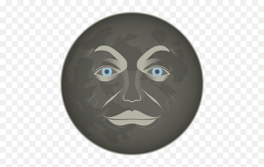 New Moon With Face Emoji For Facebook Email Sms - Emojidex Moon Emoji,Black Moon Emoji