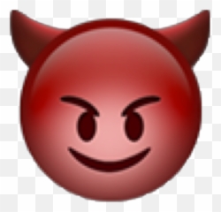 Diablo Rojo Sticker Emoji Freetoedit - Transparent Devil Emoji,Emoji Diablito