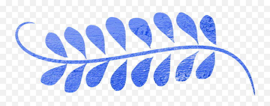 Leaf Swirl Blue - Blue Leaves Border Png Emoji,Falling Leaves Emoji