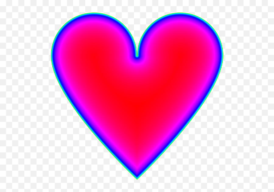 Glowing Traditional Heart - Heart Emoji,Glowing Heart Emoji