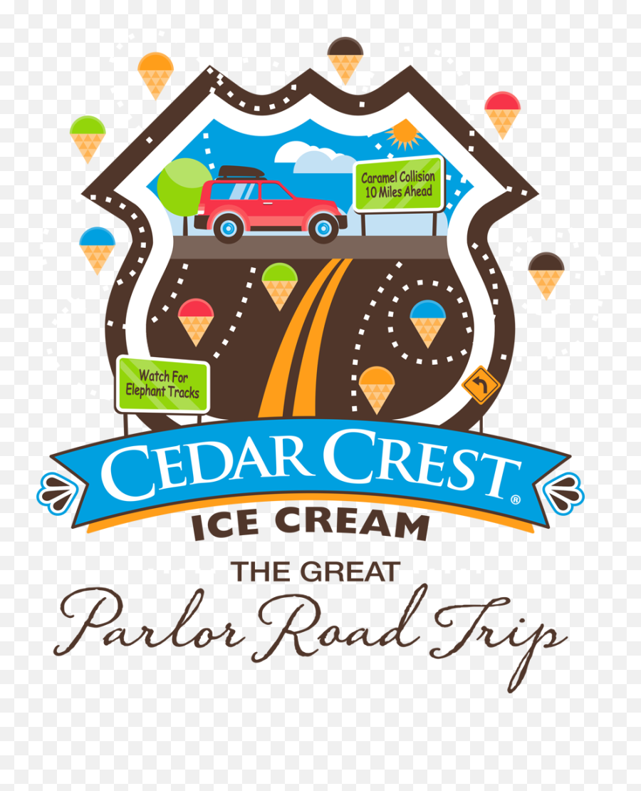 Clipart Road Road Trip Clipart Road - Cedar Chest Ice Cream Logo Emoji,Road Trip Emoji