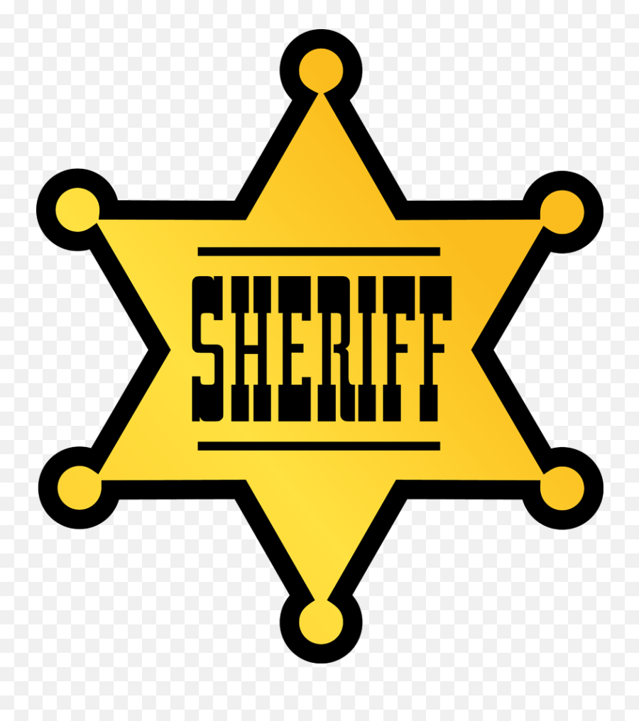 Cowboy Clipart Sheriff Badge Cowboy - Sheriff Badge Clipart Emoji,Sheriff Badge Emoji