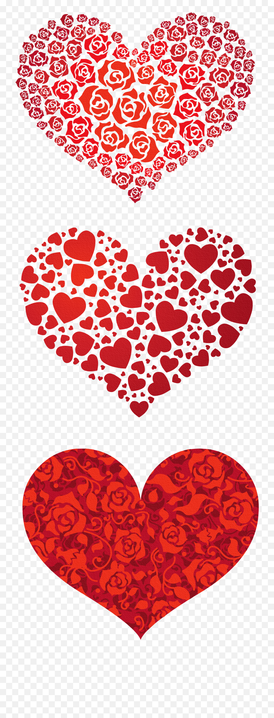 Red Hearts Transparent Graphics Clipart - Love Heart Emoji,Valentines Emoticons