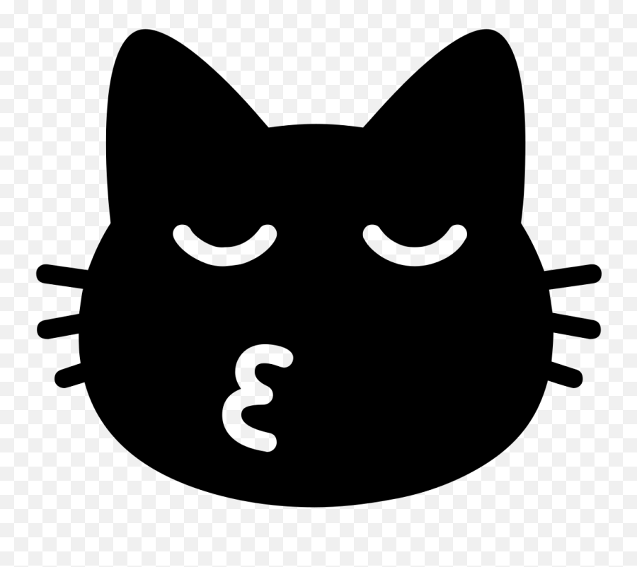 Android Emoji 1f63d - Android Black Cat Emoji,Android Emoji Update 2017